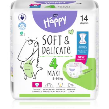 BELLA Baby Happy Soft&Delicate scutece de unică folosință cu canale - imagine 2